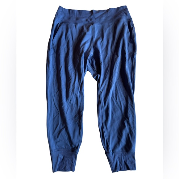 Athleta Pants - Athleta Venice High Rise Wide Leg Pants Joggers, Blue, Size XL, EUC